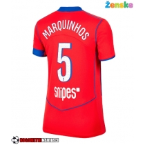 Ženske Nogometnih dresov Paris Saint-Germain Marquinhos #5 Tretji 2025-26 Kratki rokavi